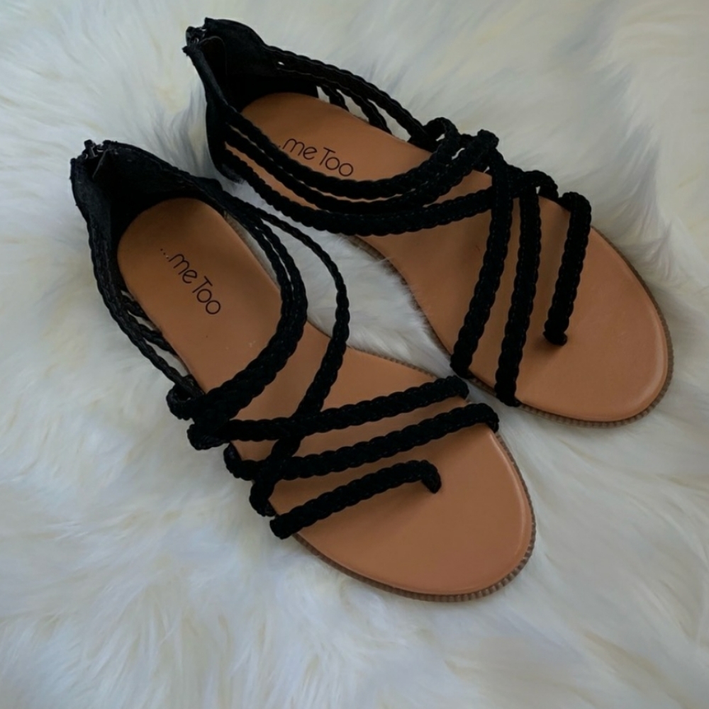 T Me Too Braided strap sandals Size 8.5